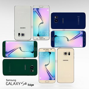 3d model pack samsung galaxy s6