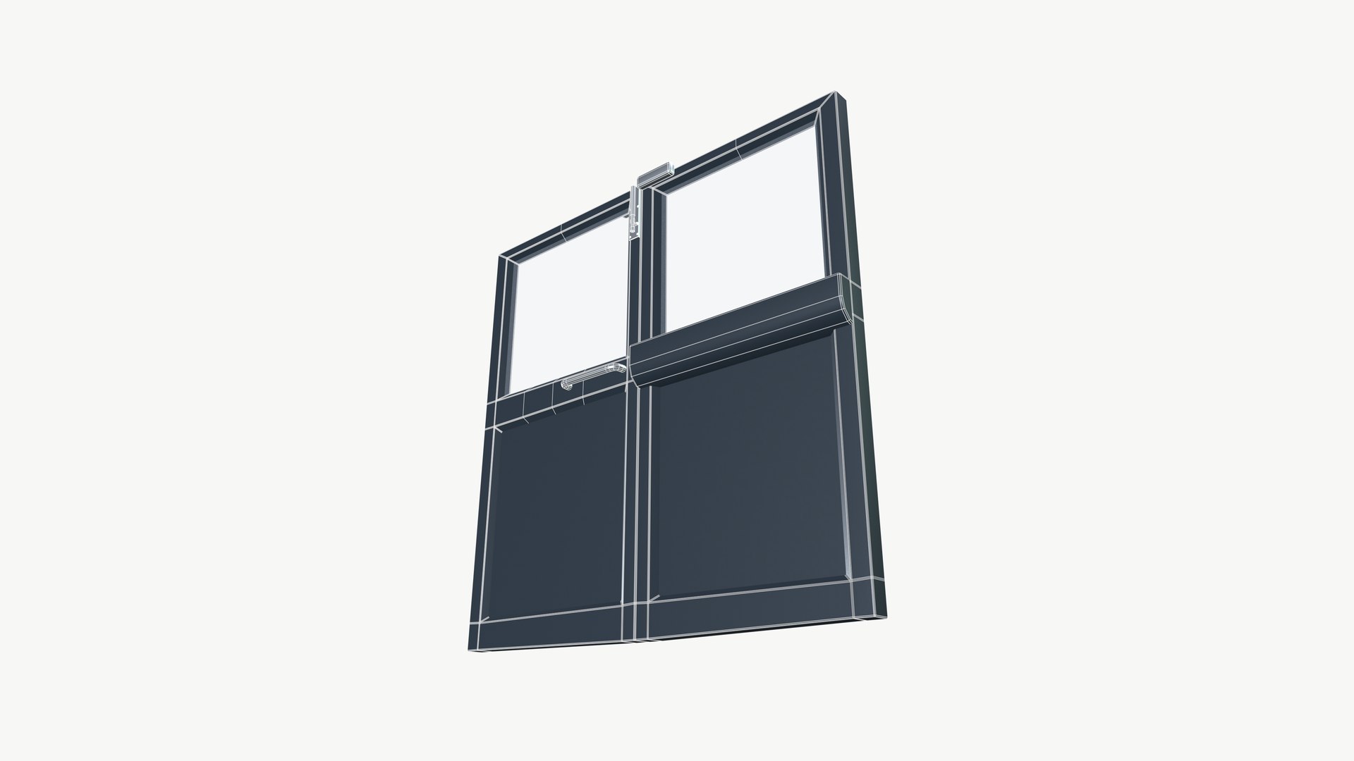 Metal Window Model - TurboSquid 2262243