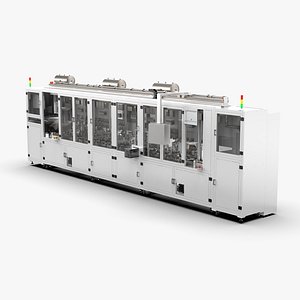 3D Automatic Safety Buckle Assembly Testing Line model