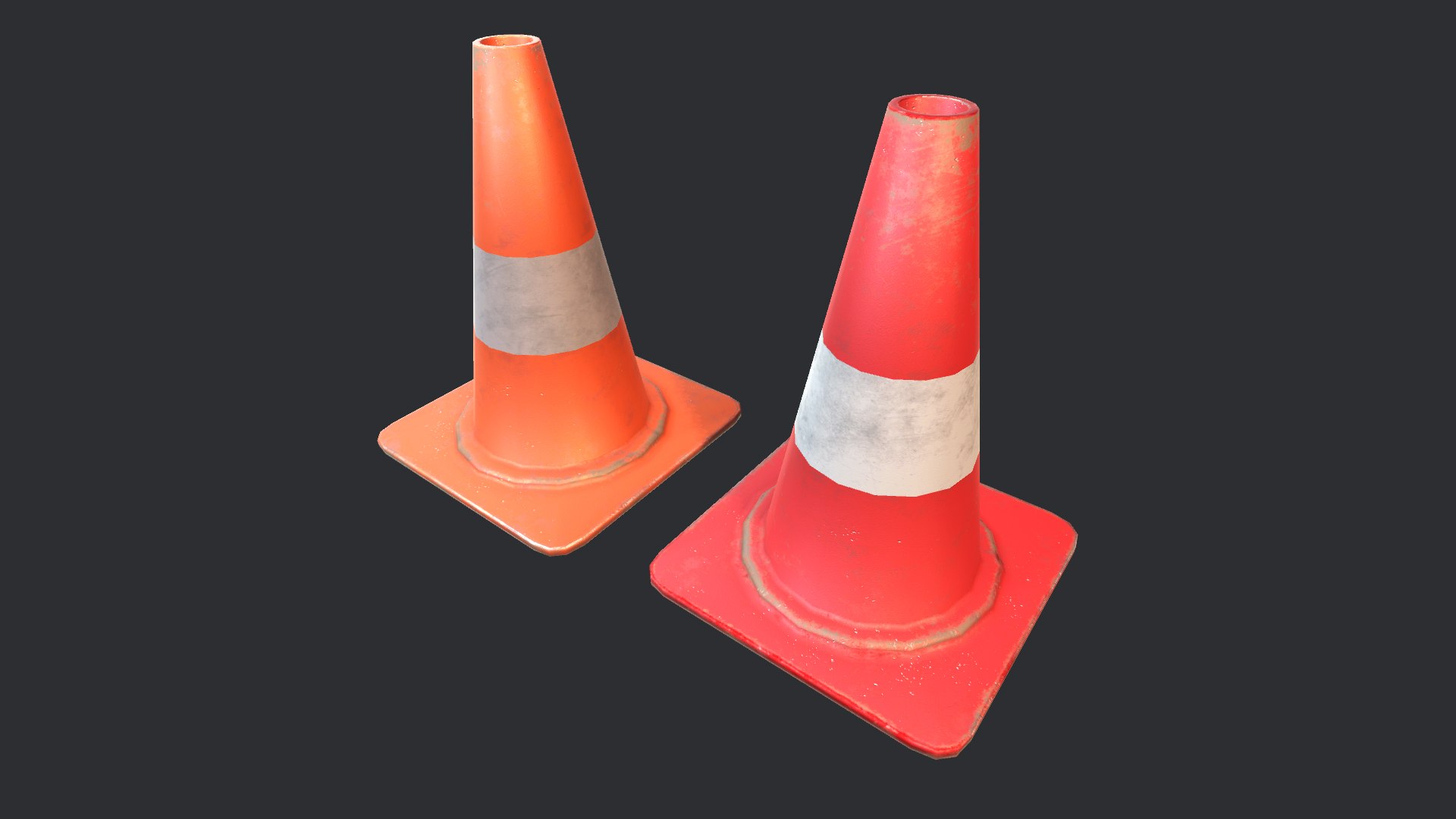 Road Cone Model TurboSquid 1191893   Render02 