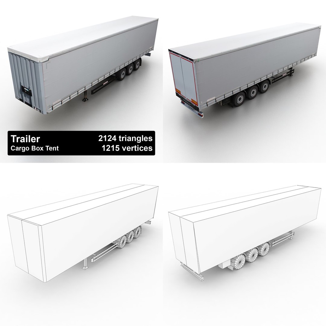 car transporter 3d model