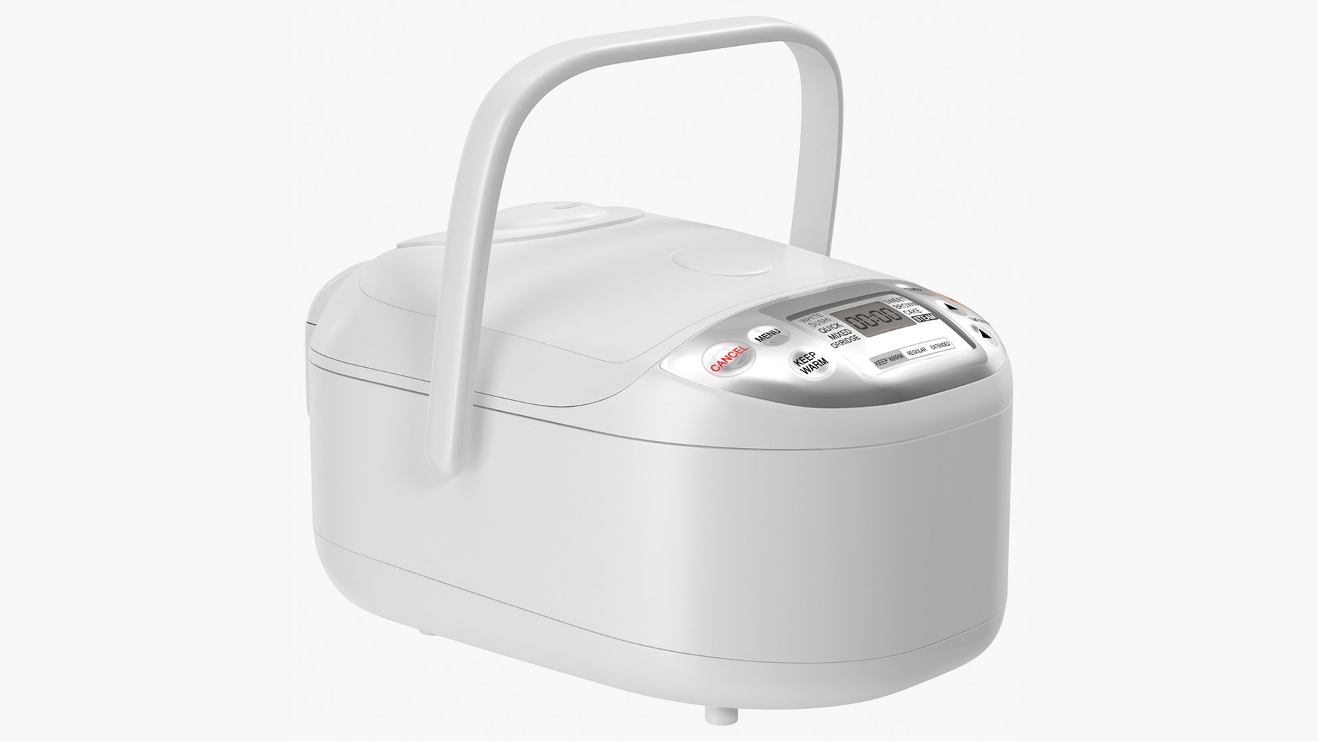 Rice Cooker White 3D model preview