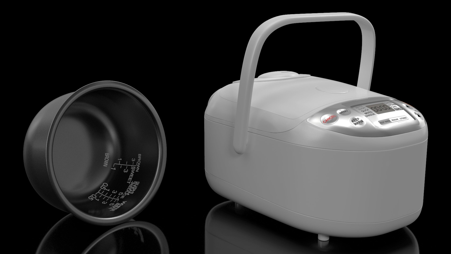 Rice Cooker White 3D https://p.turbosquid.com/ts-thumb/tv/QGhl5g/Ls/ricecookerwhitec4dmodel002/jpg/1640006754/1920x1080/fit_q87/80c75d07a4642d1b710317396f3a9313ac487baf/ricecookerwhitec4dmodel002.jpg