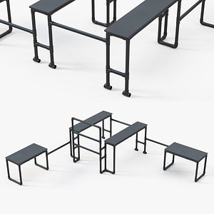 Multi Level Parkour Structure