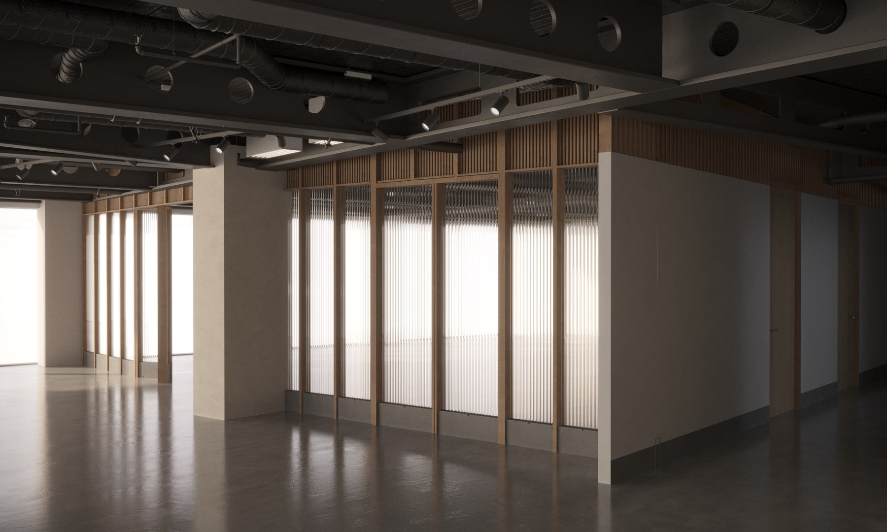 Industrial Office space 3ds Max Corona 9 3D - TurboSquid 2081234