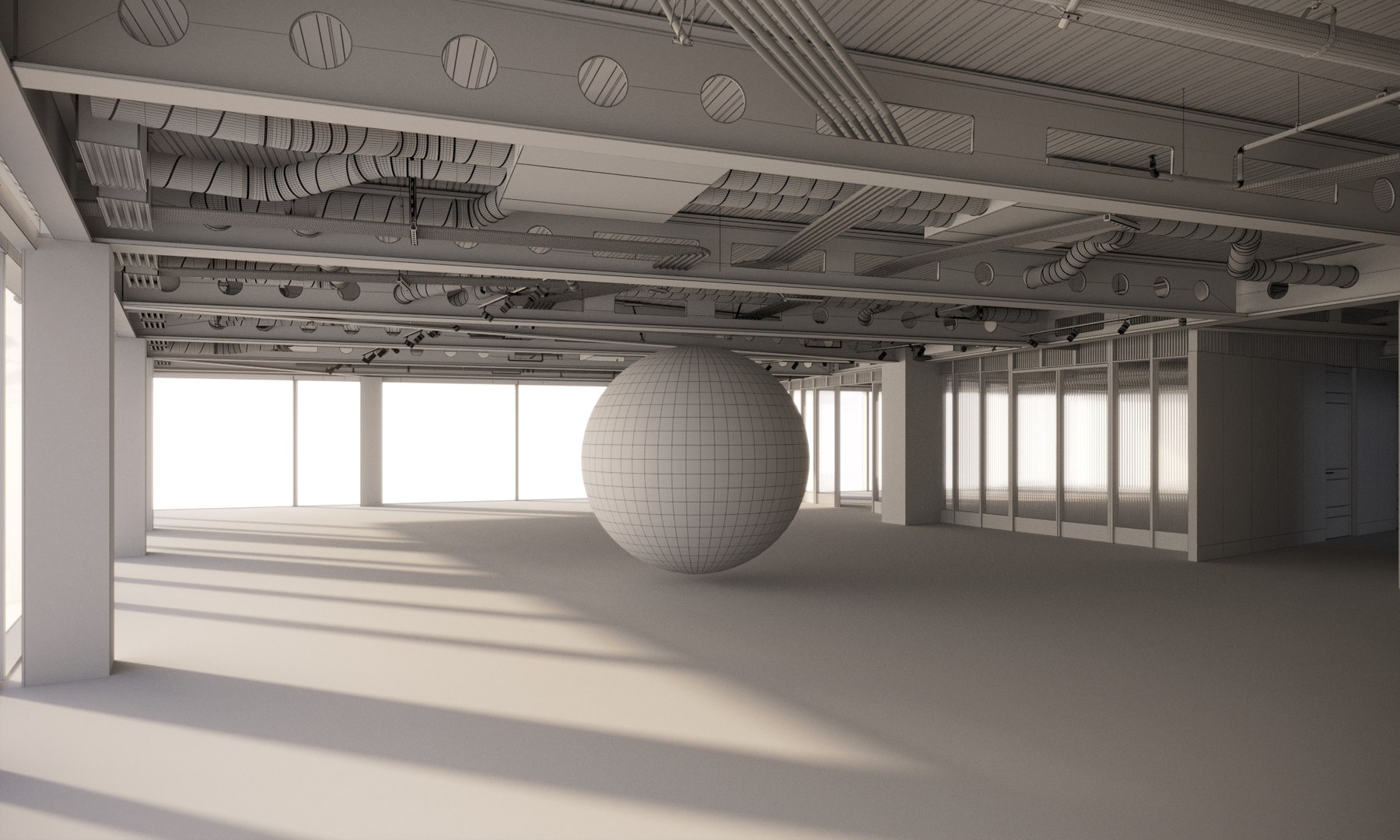 Industrial Office Space 3ds Max Corona 9 3D - TurboSquid 2081234
