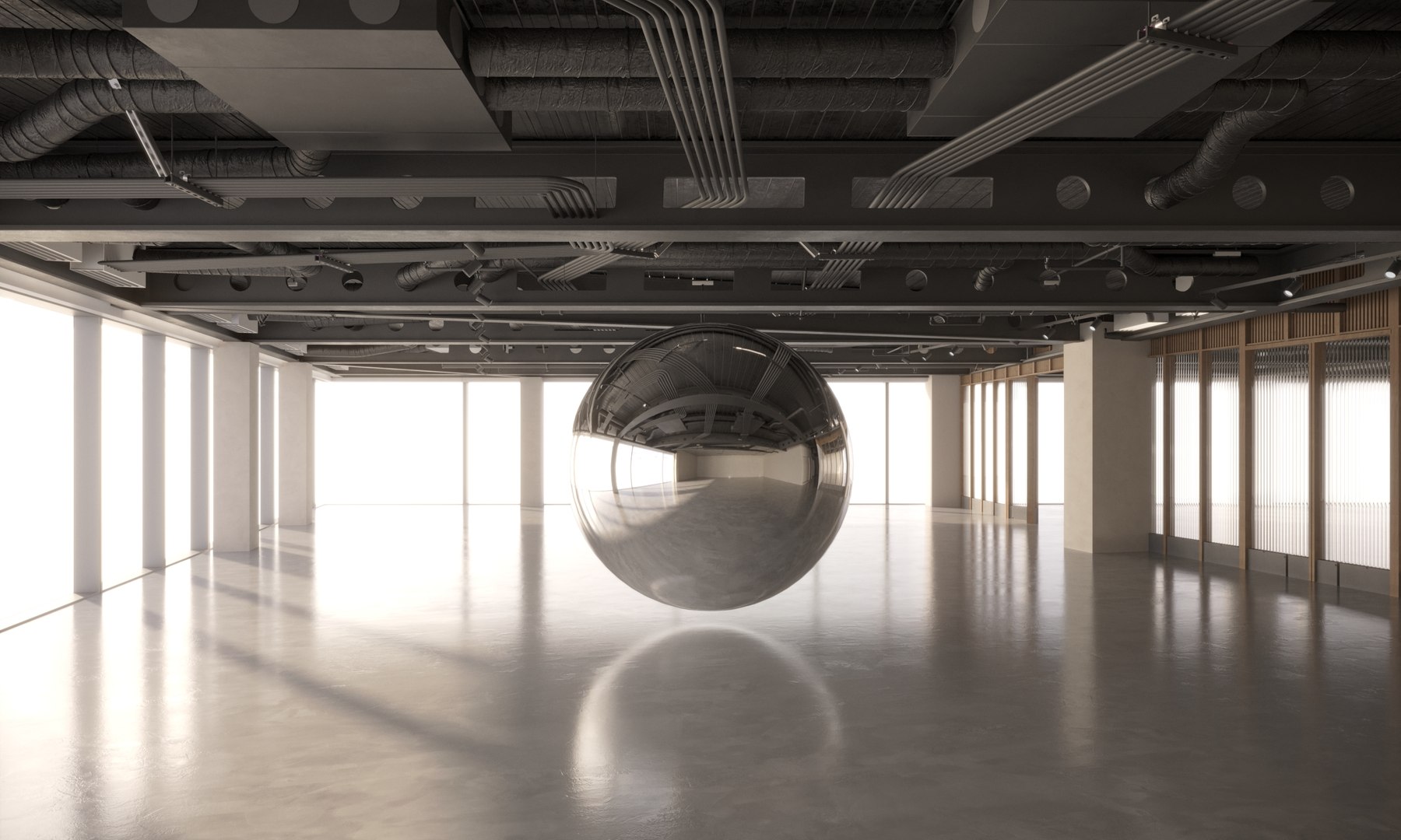 Industrial Office Space 3ds Max Corona 9 3D - TurboSquid 2081234
