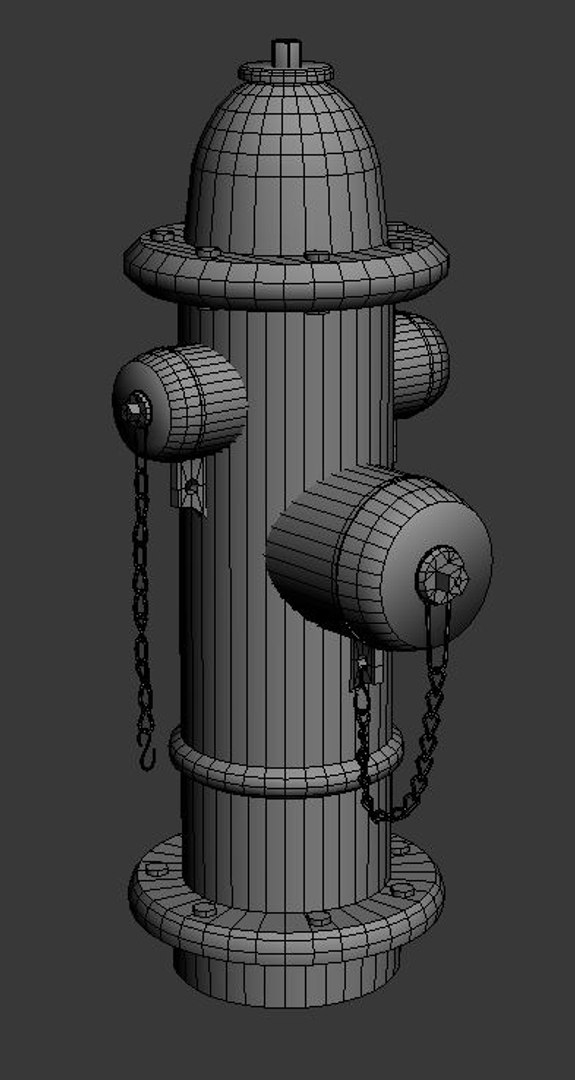 3d hydrant model