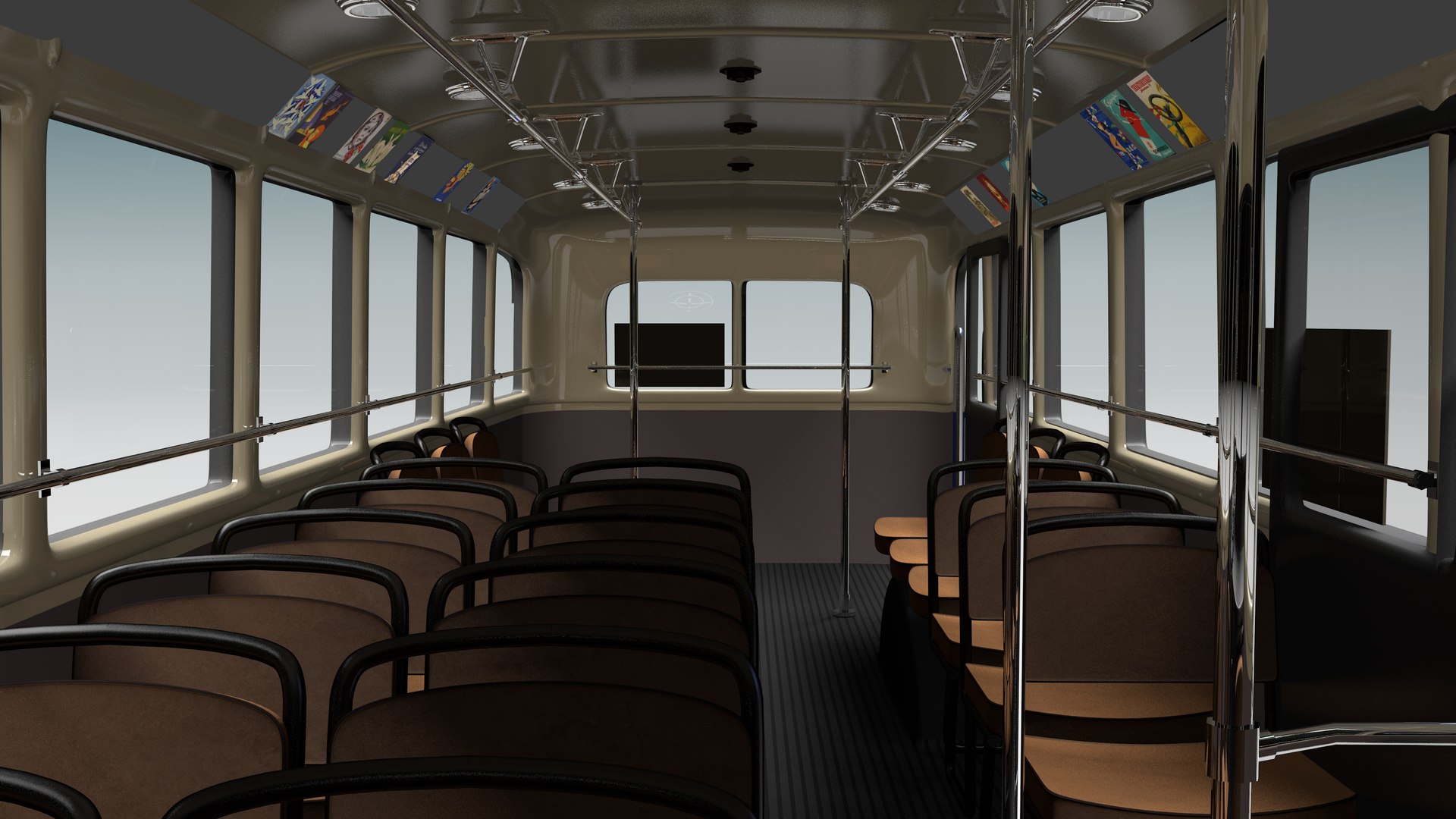 3D MAVAG N26 Hungarian City Bus 1938 Model - TurboSquid 1907309