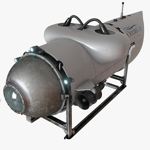 OceanGate Titan submersible - submarine 3D model