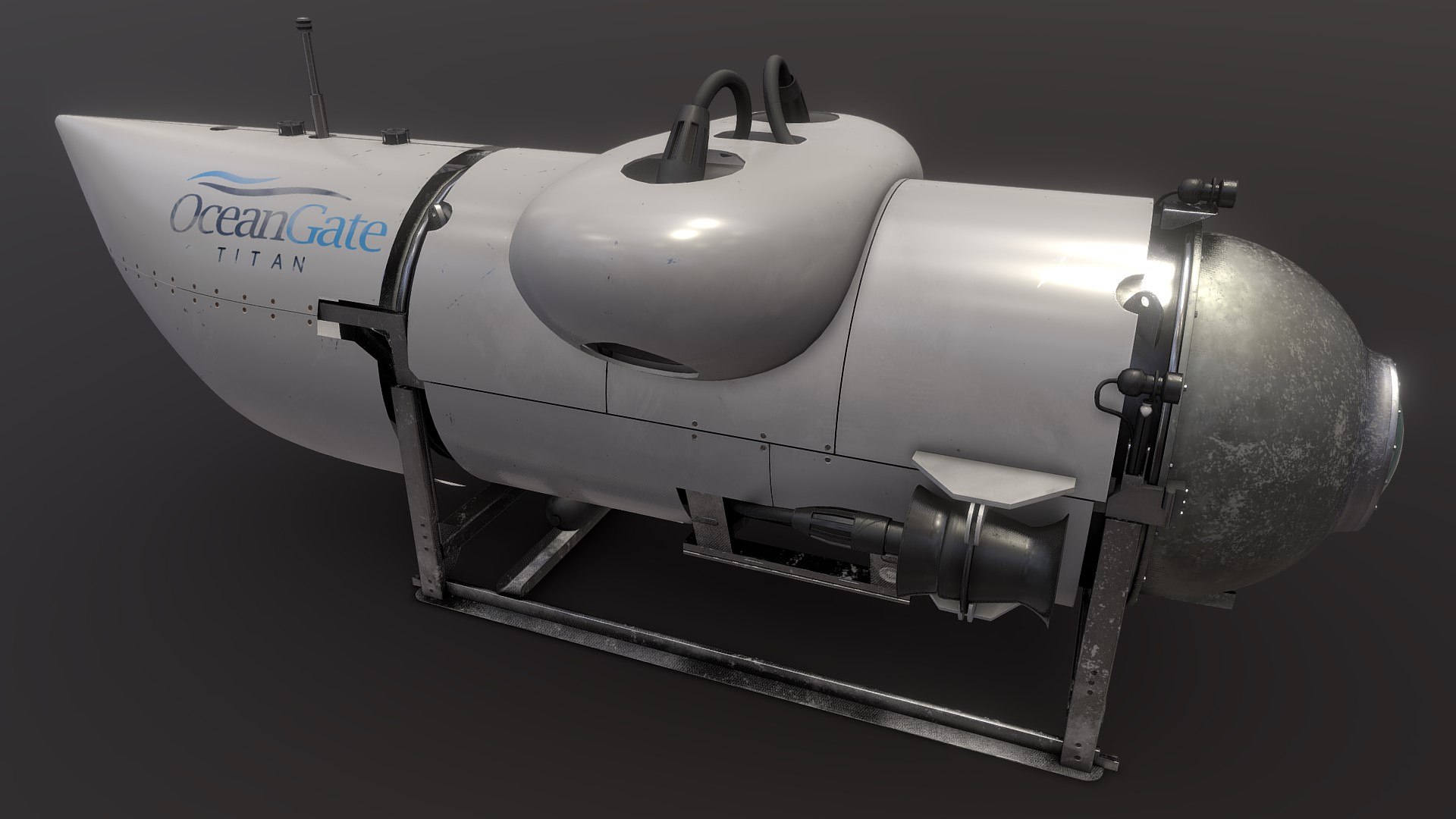 OceanGate Titan Submersible - Submarine 3D Model - TurboSquid 2124599