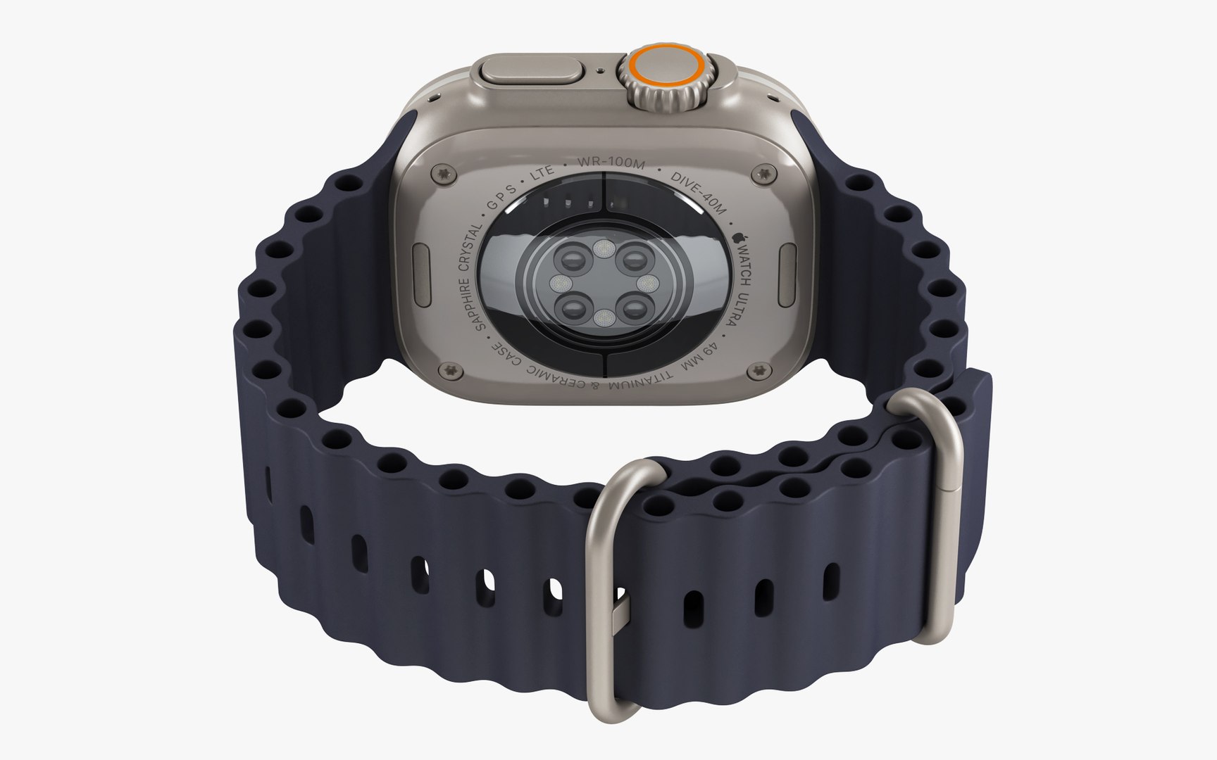 Apple Watch Ultra Ocean Band 3D Model - TurboSquid 1966673