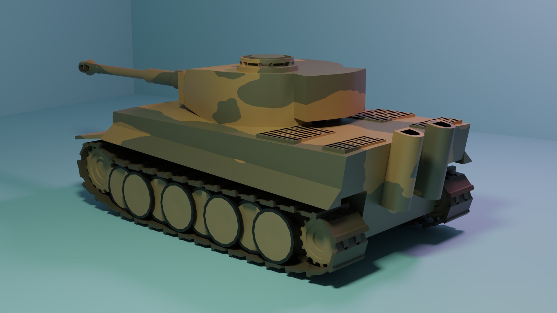 3D Model WW2 Pz Kpfw VI Tiger - TurboSquid 2138777