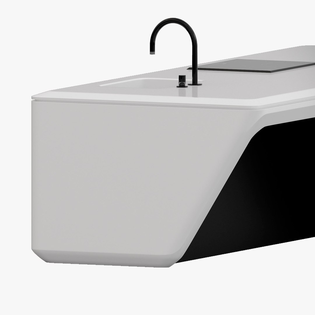 BOFFI COVE KITCHEN - island 3D - TurboSquid 2030018