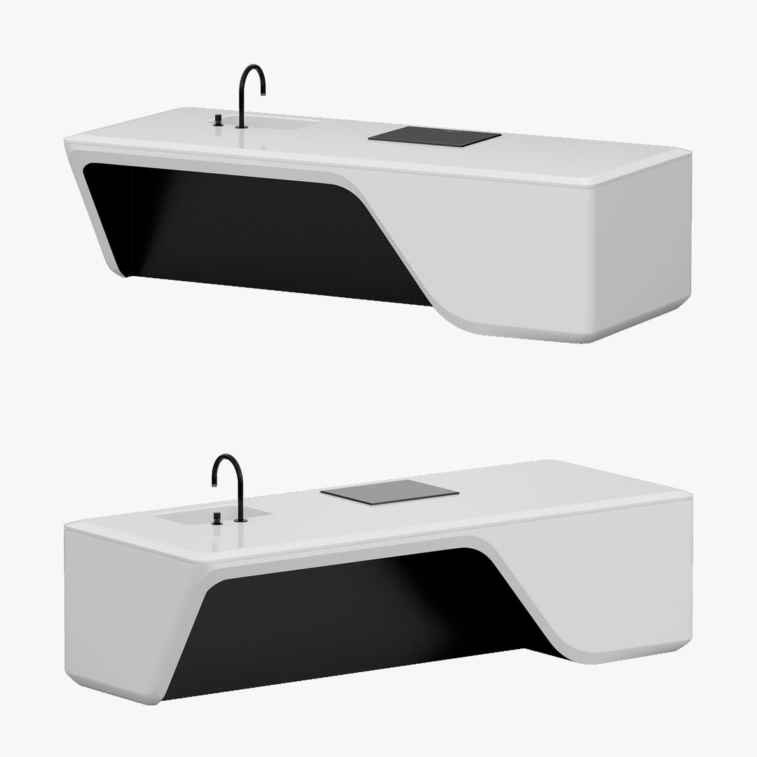 BOFFI COVE KITCHEN kitchen - island 3D - TurboSquid 2030018