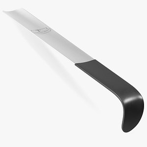 Houndsbay Handled Metal Shoe Horn 3D model