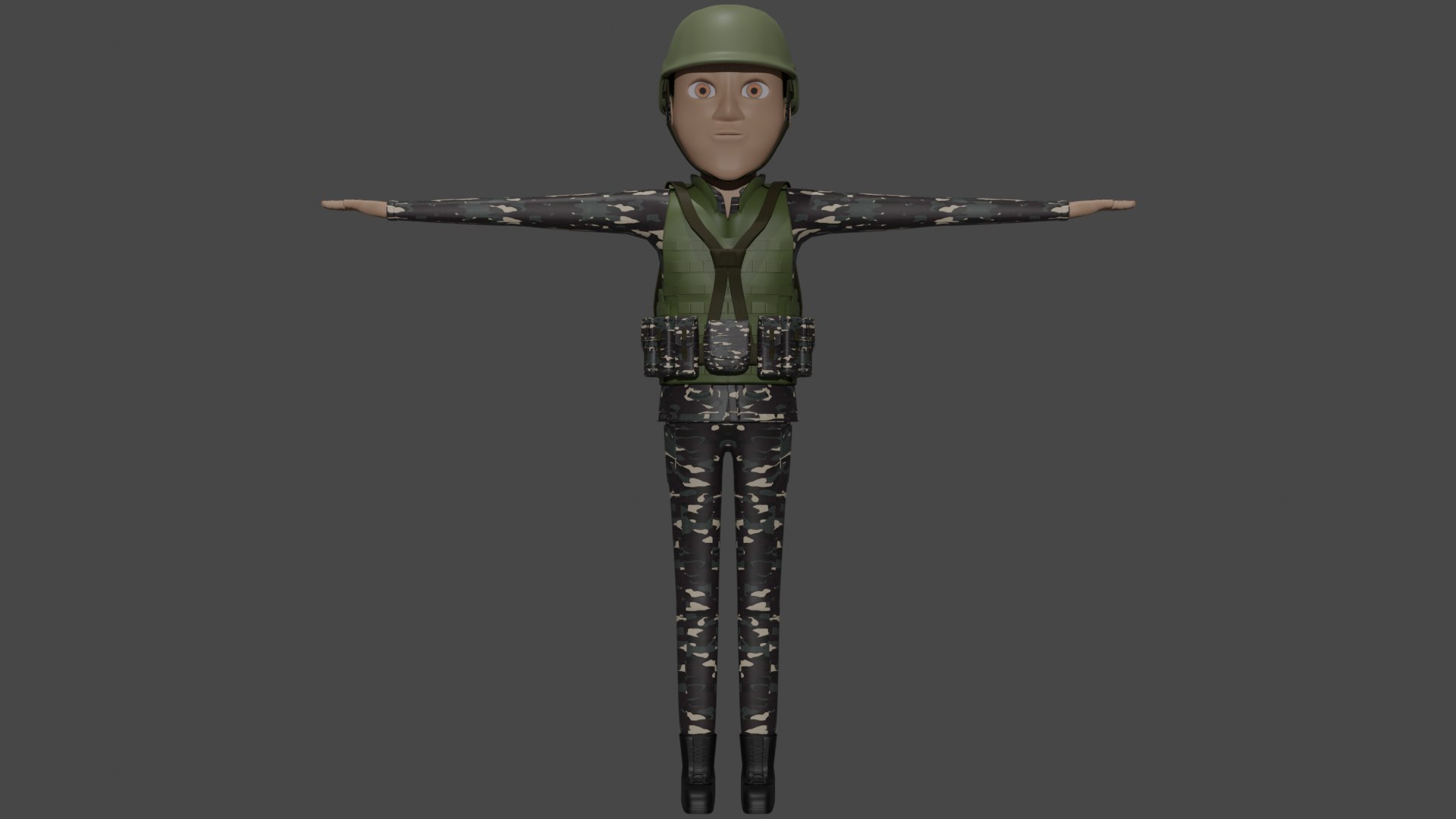 PHILIPPINES ARMY PACK With RIG And FREE M16 3D Model - TurboSquid 1991915