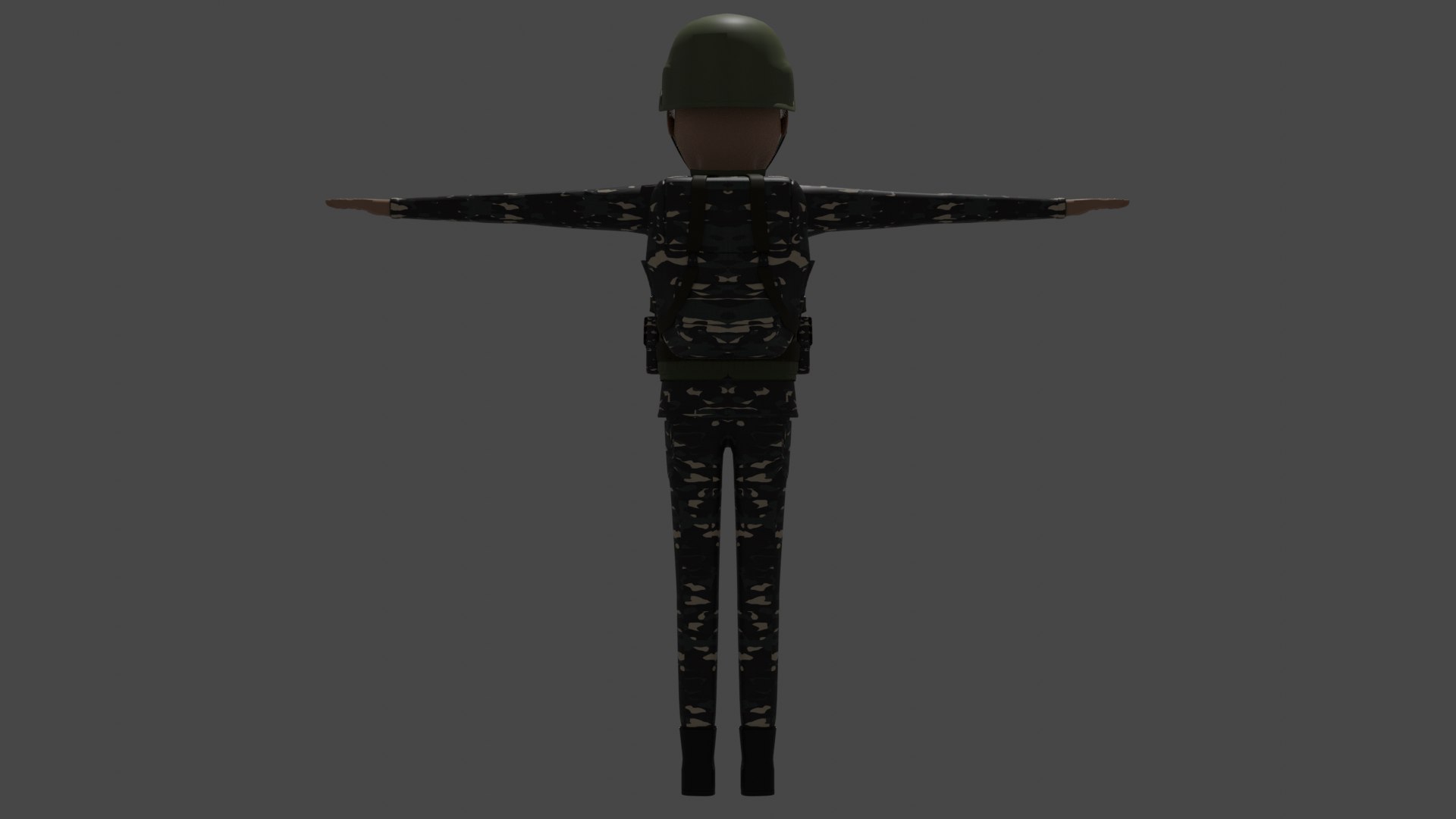 PHILIPPINES ARMY PACK With RIG And FREE M16 3D Model - TurboSquid 1991915