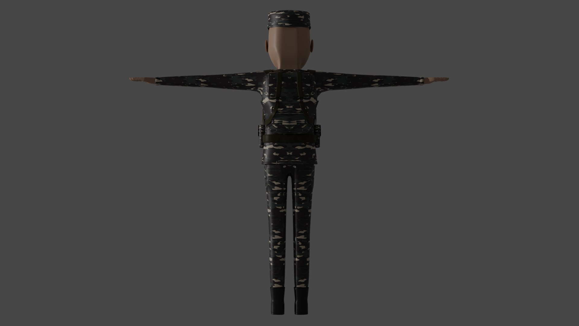 PHILIPPINES ARMY PACK With RIG And FREE M16 3D Model - TurboSquid 1991915