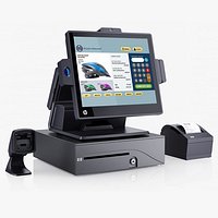 HP RP7 Retail System Cash Register