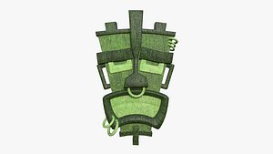 Tribal Mask I10 Full Mud - Costume Character Design 3D model
