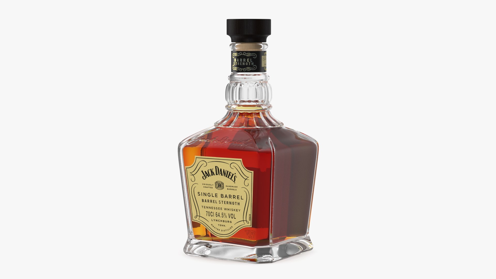 Whiskey Jack Daniels Single Barrel 3D model preview