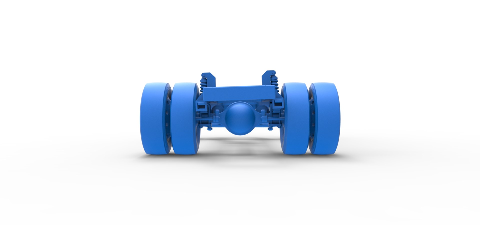 Chassis Of Big Rig Racing Semi Truck Scale 1 To 25 3D - TurboSquid 2374516