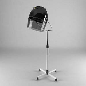3d hair dry model