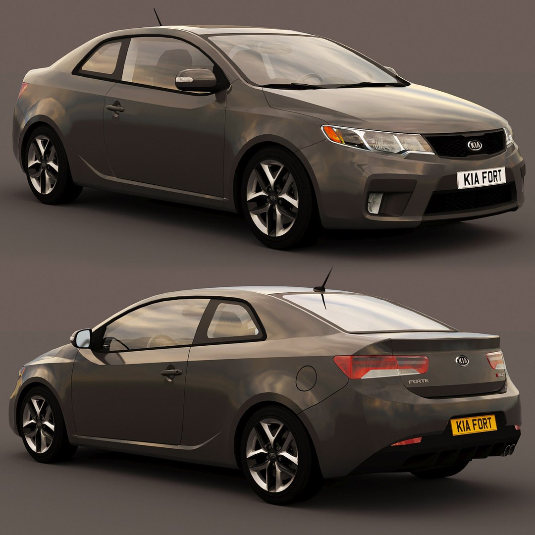 3D Model Kia Forte Koup 2010 - TurboSquid 2046987