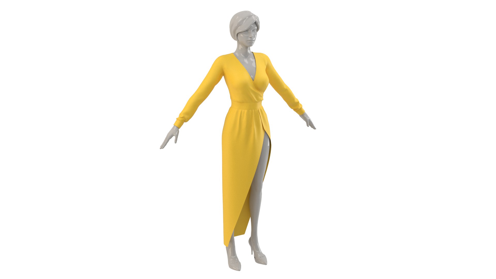 Dress Real 3D Model - TurboSquid 1618005