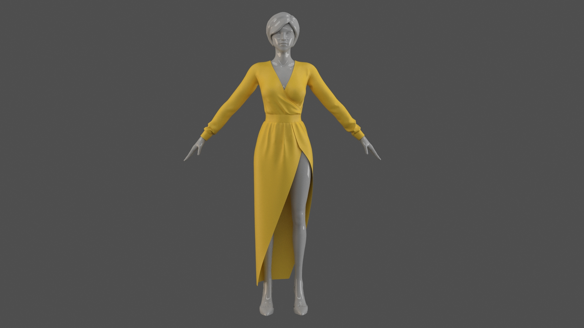 Dress Real 3D Model - TurboSquid 1618005
