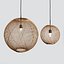 West Elm Wicker Pendant 3D model