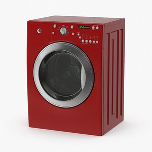 max front-loading-washer---red-front-loading-washer