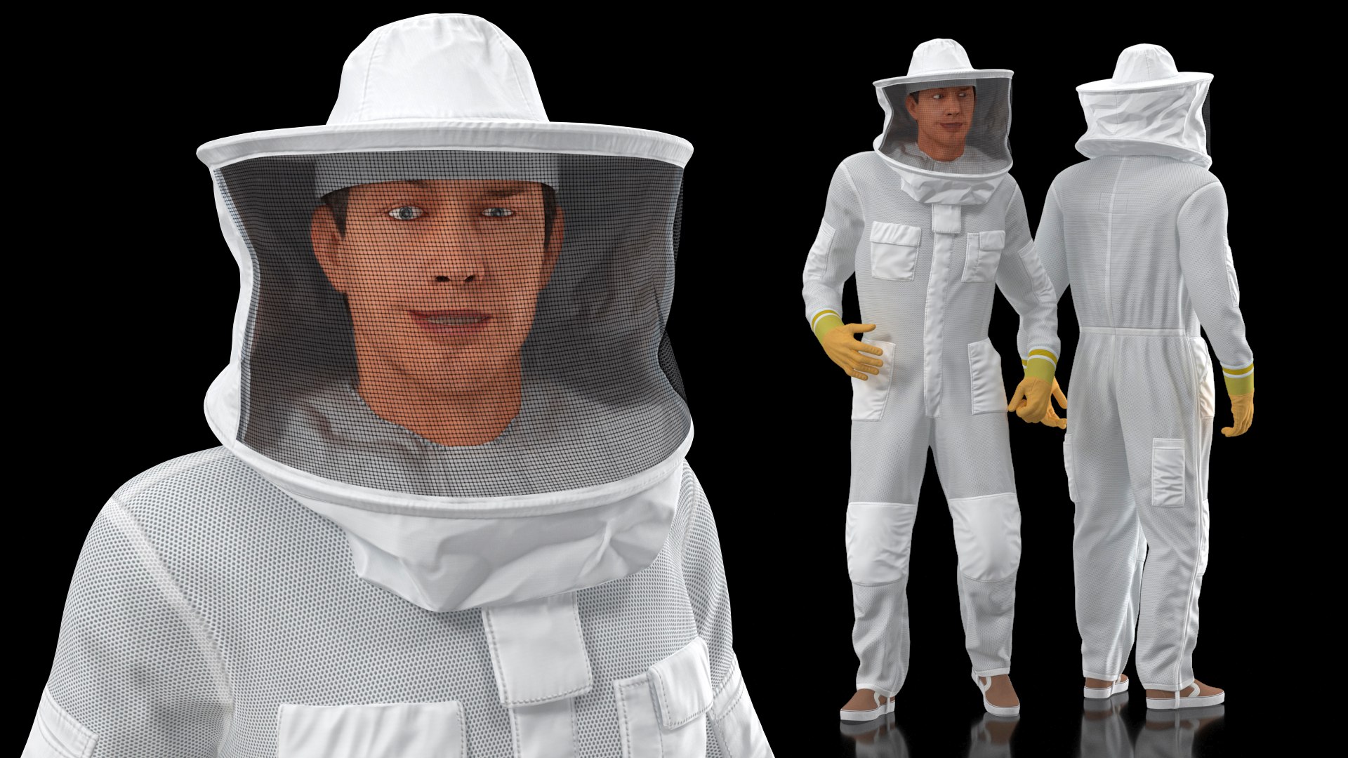3D model man wearing beekeeping suit https://p.turbosquid.com/ts-thumb/tw/XaBf3R/APkVrfyI/manwearingbeekeepingsuitriggedc4dmodel002/jpg/1605325662/1920x1080/fit_q87/d473b7254650ccc07f36e946f729ffeac8db4471/manwearingbeekeepingsuitriggedc4dmodel002.jpg