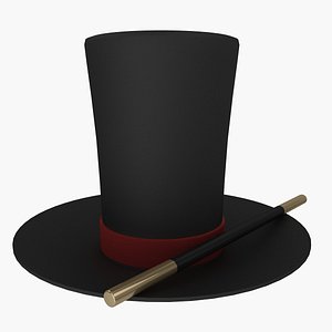 3ds max magician hat wand