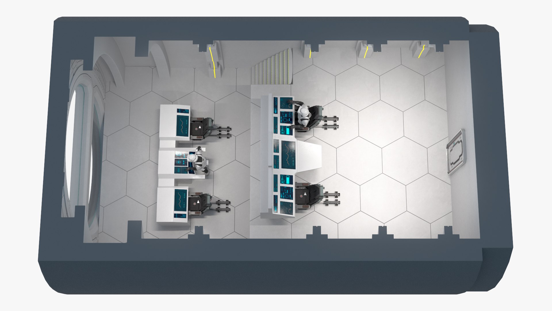 Mission Control Hub With Pilots And Panels White 3D model https://p.turbosquid.com/ts-thumb/tw/YmesrA/BF/mission_control_hub_with_pilots_and_panels_white_015/jpg/1759145058/1920x1080/fit_q87/fbe55d112d1036a70b13d6b8b841fd16310c4865/mission_control_hub_with_pilots_and_panels_white_015.jpg