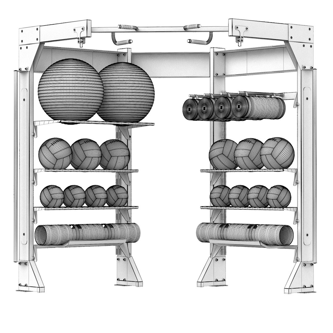 3D GYM RAX THE FUNCTIONAL CORNER Model - TurboSquid 1999920
