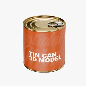 3D Tin Can 11