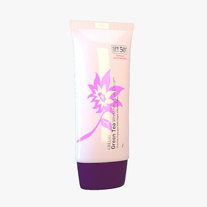 sun cream 3D model