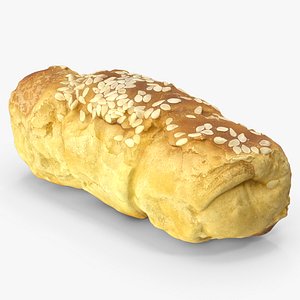 Sweet Crescent Roll With Sesame Seeds