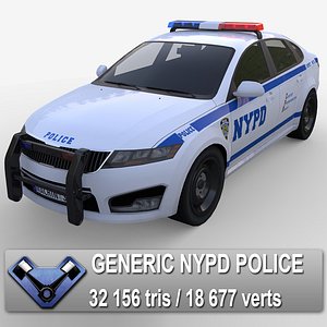 3d generic nypd police