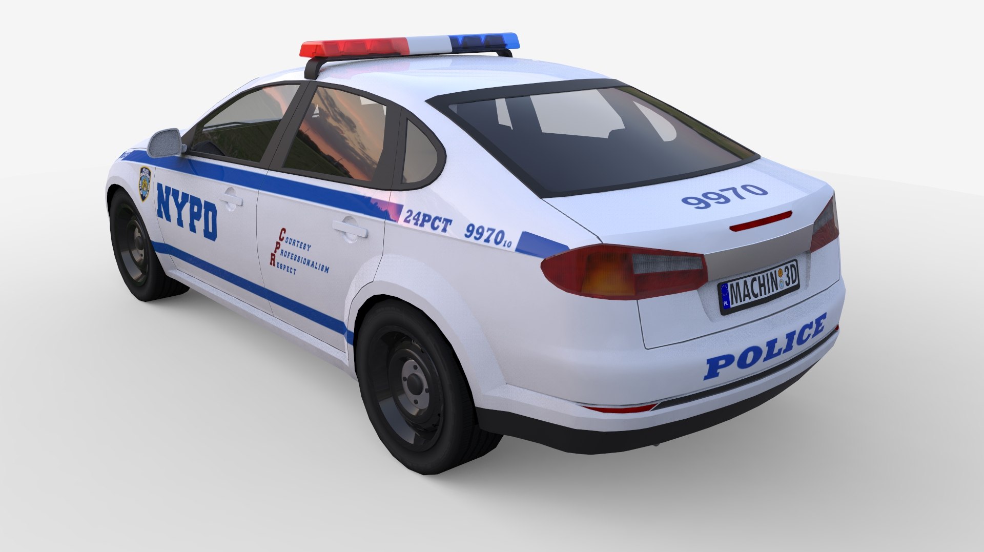 3d Generic Nypd Police