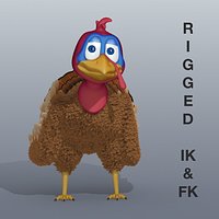 Turkey Character Rigged