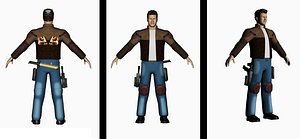 3D Thief Model