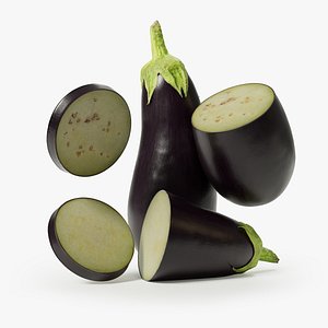 3D model Aubergine - Eggplant