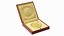 3D Nobel Prize with Box for Physics and Chemistry model