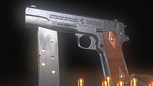colt m1911 3D