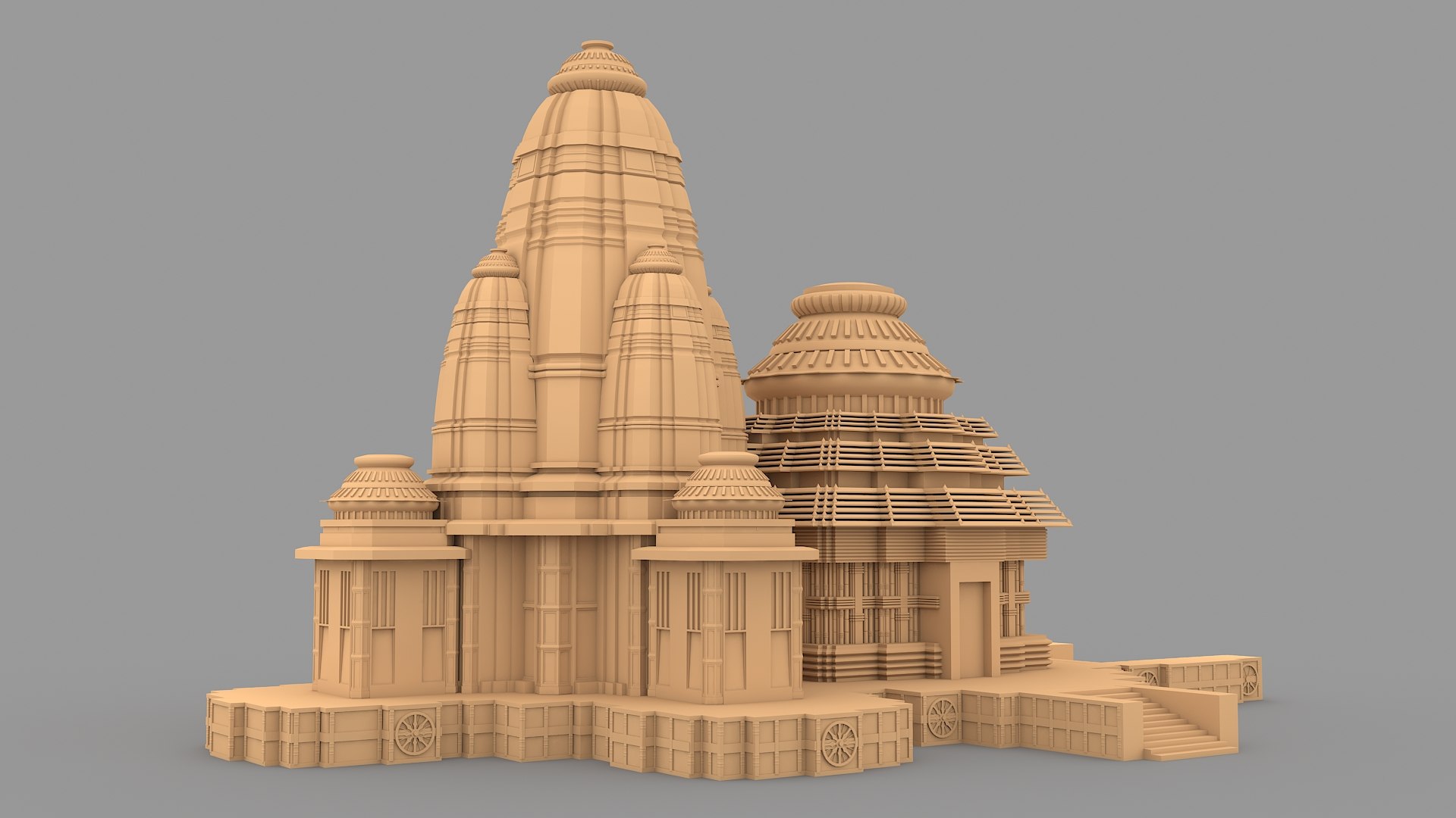 3d Konark Sun Temple Model - Turbosquid 1938974