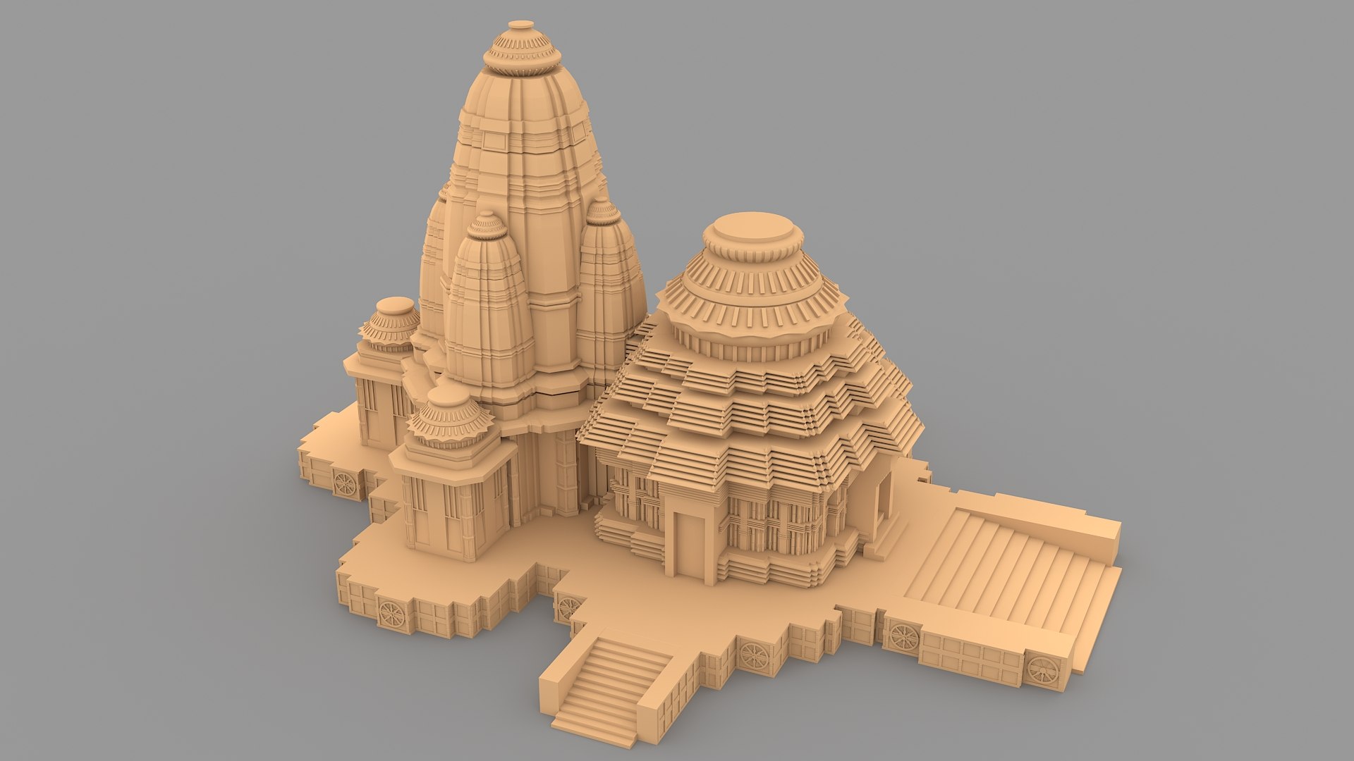 3D Konark Sun Temple Model - TurboSquid 1938974