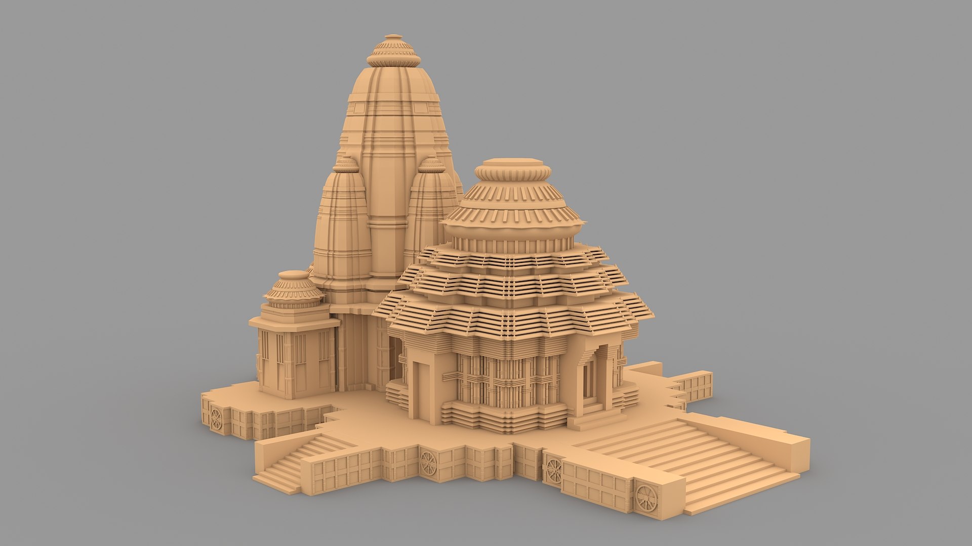 3D Konark Sun Temple Model - TurboSquid 1938974